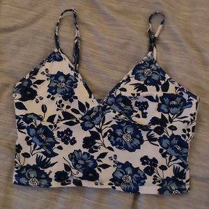 Floral Cropped Tank